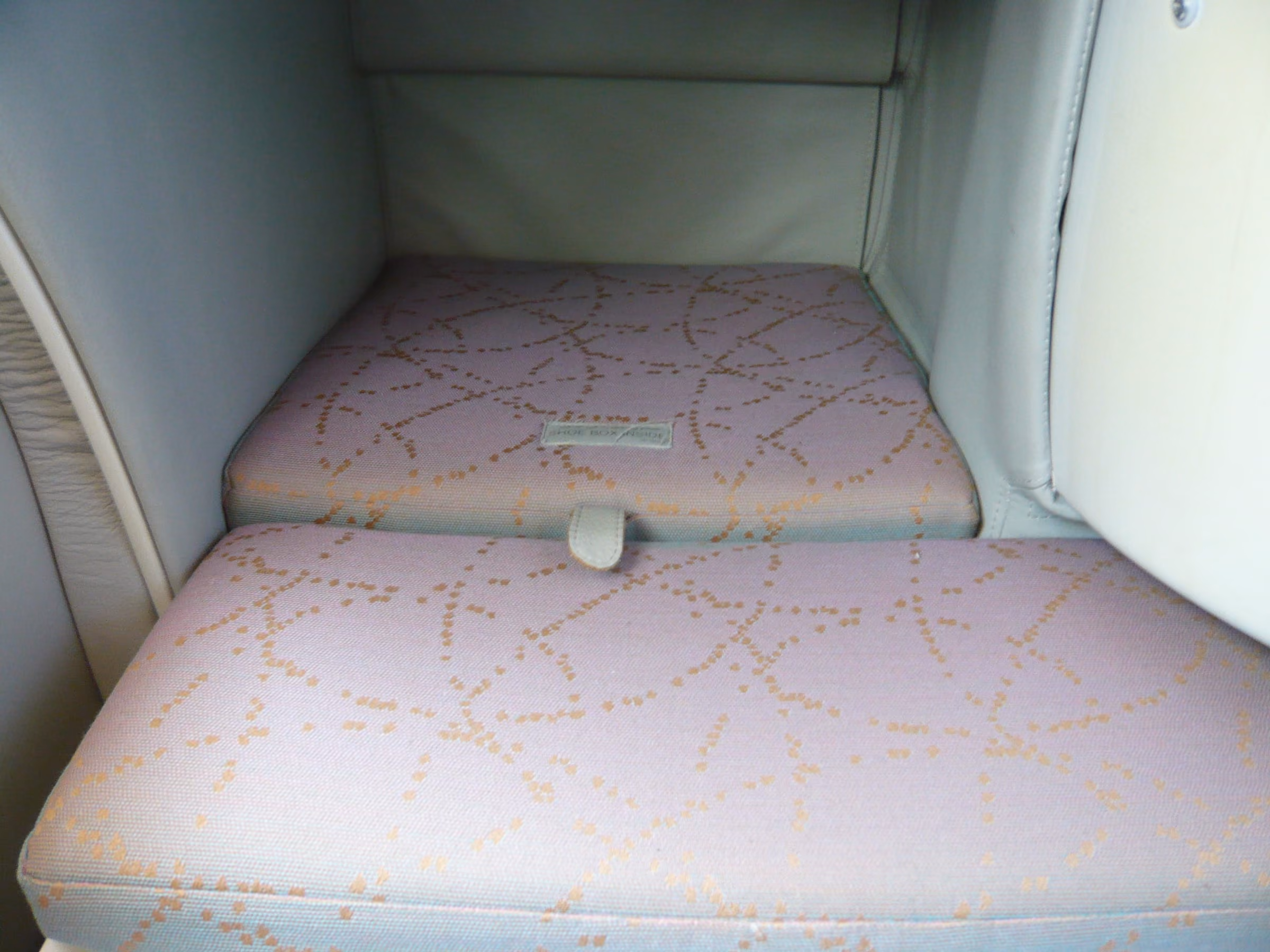 A seat in the Emirates A380 business class cabin