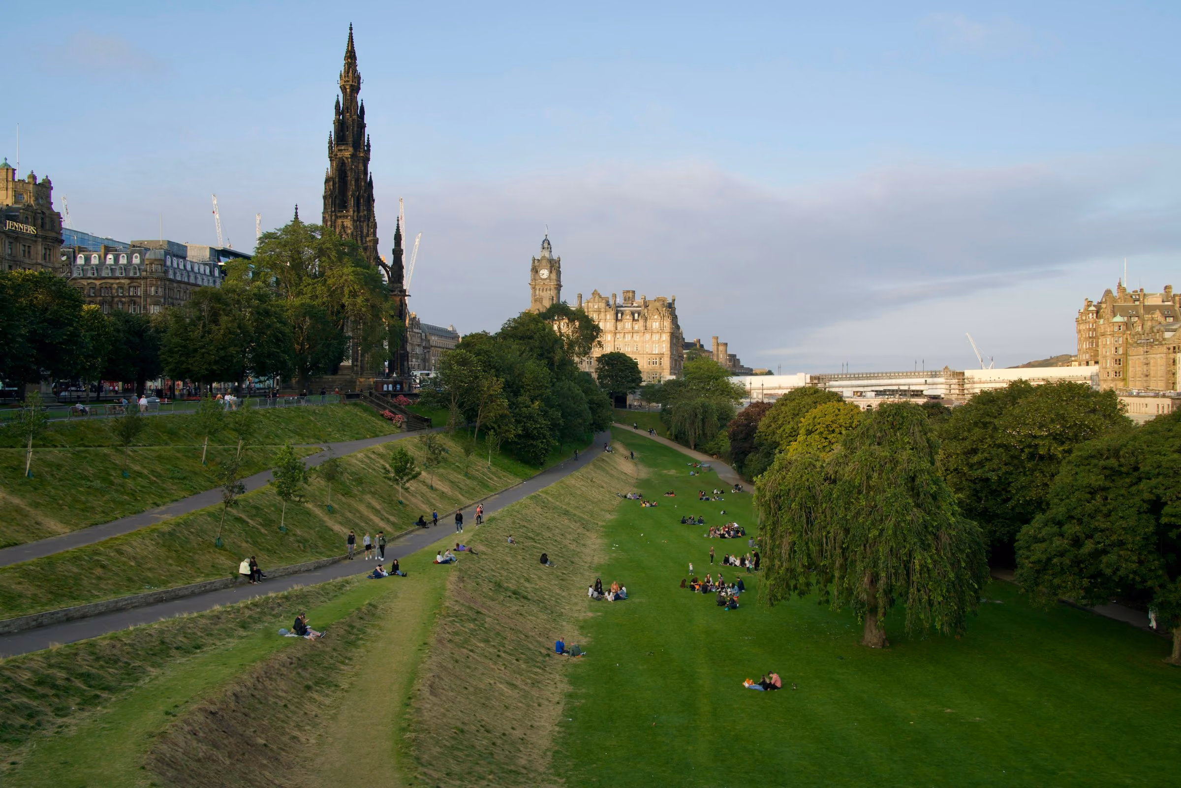 Princes Street Gardens and the Scott Monument